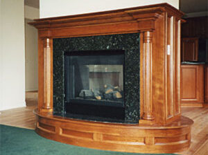 Custom Circular Fireplace
